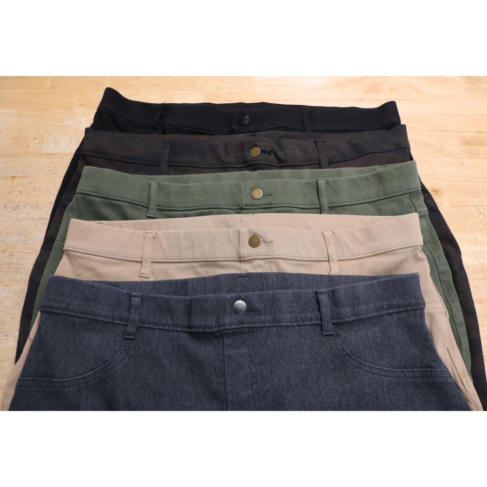 Lot of 5 Womens Time & Tru Size 2XL (20) Cotton Blend Black Camo Green Brown